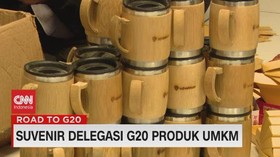 VIDEO: Suvenir Delegasi G20 Produk UMKM