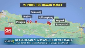 VIDEO: Diperkirakan 23 Gerbang Tol Rawan Macet