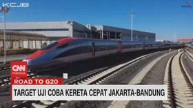 VIDEO: Target Uji Coba Kereta Cepat Jakarta-Bandung