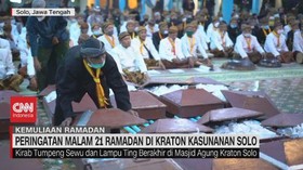 VIDEO: Peringatan Malam 21 Ramadan di Kraton Kasunanan Solo