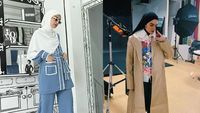 Ide OOTD Gaya Hijab Ala Selebriti, Dari Kasual Hingga Edgy