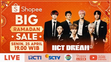 Seru-seruan Bareng NCT DREAM di Shopee Big Ramadan Sale TV Show, Catat Tanggalnya