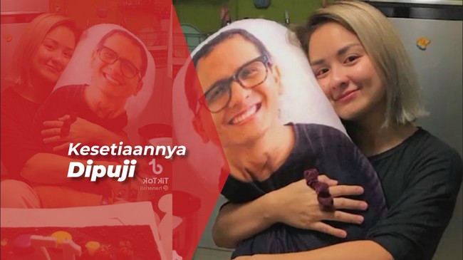 Sedih, Joanna Alexandra Peluk Erat 'Suami' di Momen Ulang Tahun