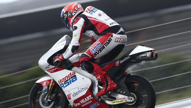 Pembalap Indonesia, Mario Aji, bertekad bakal sering berada di baris terdepan dalam balapan Moto3.
