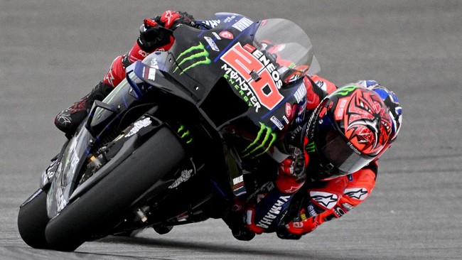 Fabio Quartararo menjadi pembalap tercepat dalam latihan bebas kedua (Free Practice/FP2) MotoGP Spanyol yang berlangsung di Sirkuit Jerez, Jumat (29/4).