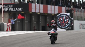 Cara Aneh Quartararo Pesta Juara MotoGP Portugal
