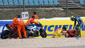 MotoGP Portugal: Kesal Ditabrak Miller, Mir Enggak Bisa Marah
