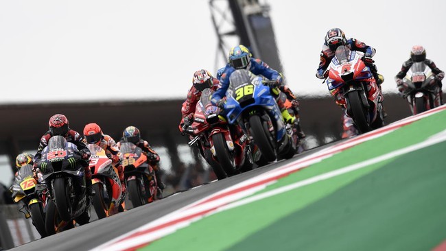 Berikut jadwal MotoGP Spanyol 2022 yang bisa disaksikan secara live streaming di CNNIndonesia.com dan disiarkan langsung Trans7.