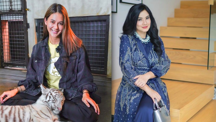 Paula Verhoeven dan Titi Kamal Paula Verhoeven dan Titi Kamal