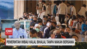 VIDEO: Pemerintah Imbau Halal Bihalal Tanpa Makan Bersama