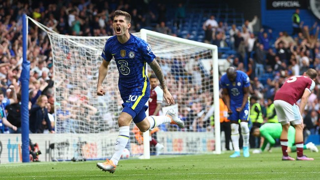 Chelsea menang dramatis 1-0 atas West Ham United dalam pekan ke-34 Liga Inggris di Stamford Bridge, Minggu (24/4).