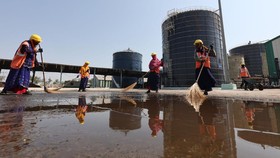 FOTO: Kotoran Sapi Jadi Sumber Energi Listrik di India