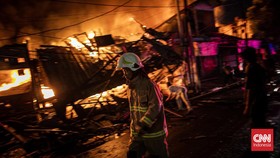 Kebakaran Pasar Gembrong: 400 Toko dan Rumah Hangus, Rugi Rp1,5 Miliar
