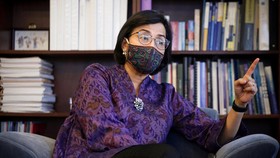 Sri Mulyani: Pertalite Harusnya Rp14.450, Solar Rp13.950 per Liter