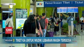 VIDEO: Tiket KA untuk Mudik Lebaran Masih Tersedia