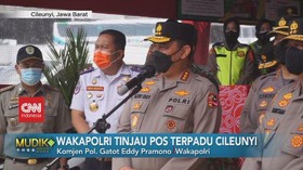VIDEO: Wakapolri Tinjau Pos Terpadu Cileunyi