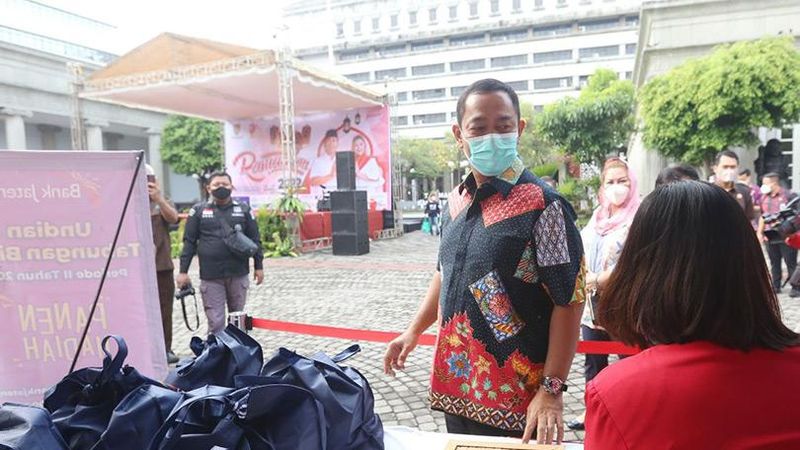 Pemerintah Kota Semarang kembali menggelar Bazar Ramadan jelang Idulfitri 1443 H di Halaman Balaikota Semarang.