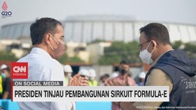 VIDEO: Presiden Jokowi Tinjau Pembangunan Sirkuit Formula-E