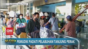 VIDEO: Gelombang Arus Mudik di Pelabuhan