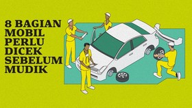 INFOGRAFIS: 8 Bagian Mobil yang Perlu Dicek Sebelum Mudik