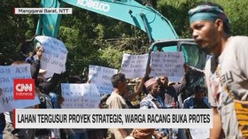 VIDEO: Lahan Tergusur Proyek Strategis, Warga Racang Buka Protes