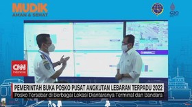 VIDEO: Pemerintah Buka Posko Pusat Angkutan Lebaran Terpadu 2022