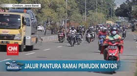 VIDEO: Pemudik Motor Semakin Padat