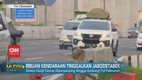 VIDEO: Ribuan Kendaraan Tinggalkan Jabodetabek