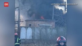 VIDEO: Lima Stasiun KA Ukraina Jadi Sasaran Serangan Rusia