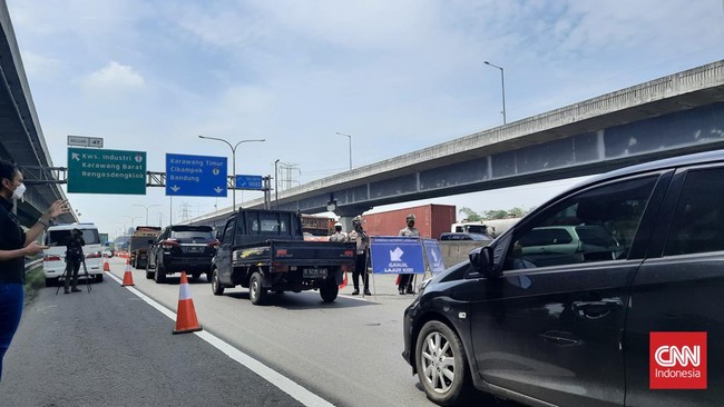 Jasa Marga mencatat 762 ribu kendaraan meninggalkan wilayah Jabodetabek pada H-10 hingga H-6 Lebaran.