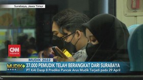 VIDEO: 37.000 Pemudik Telah Berangkat dari Surabaya