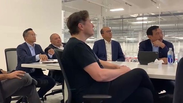 Momen Elon Musk bertemu pejabat Indonesia