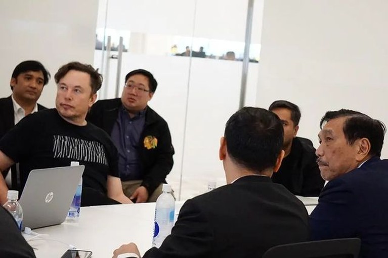 Momen Elon Musk bertemu pejabat Indonesia