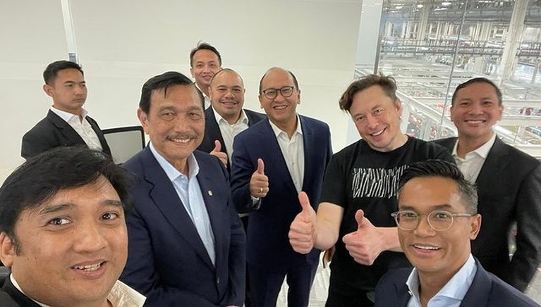Elon Musk Momen Elon Musk bertemu pejabat Indonesia