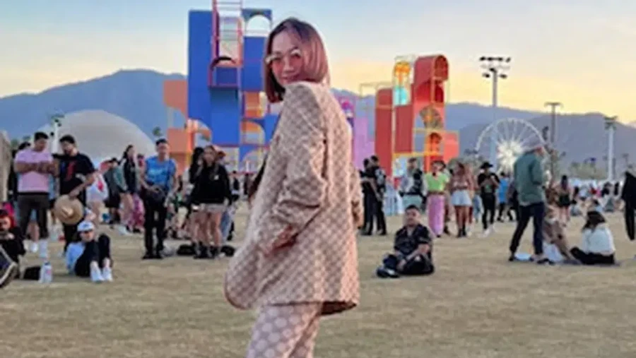 Gaya Bunga Citra Lestari di Coachella 2022