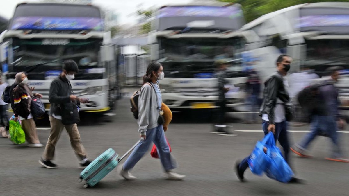 FOTO: Antusias Warga Ikuti Mudik Gratis Lebaran 2022