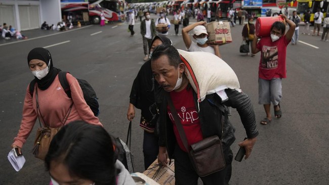 Pemudik yang telah mendaftar dan mendapatkan kursi bakal diangkut menggunakan sebanyak 500 bus.