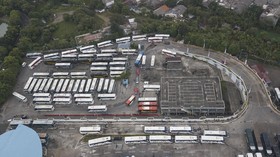 Sopir Bus Mudik di Pulo Gebang Harus Dites Kesehatan Sebelum Jalan