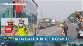 VIDEO: Rekayasa Lalu Lintas Tol Cikampek