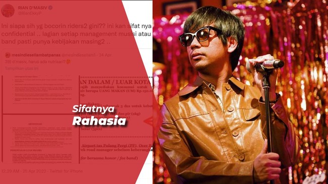 Daftar Riders d'Masiv Bocor, Rian Ungkap Kekesalan di Twitter