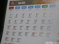 Usai Libur Lebaran, Masih Ada Tanggal Merah di Bulan Mei