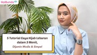 5 Tutorial Gaya Hijab Lebaran dalam 3 Menit, Dijamin Modis & Simpel