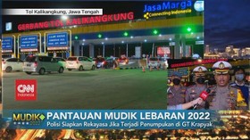 VIDEO: Gerbang Tol Kalikangkung Mulai Didatangi Pemudik