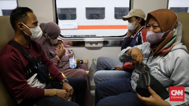 PT KAI (Persero) Daop I mengungkapkan sebanyak 47 ribu orang lebih datang ke Jakarta menggunakan kereta api (KA) pada hari ini, Minggu (14/4).