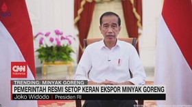 VIDEO: Jokowi Resmi Stop Kran Ekspor Minyak Goreng