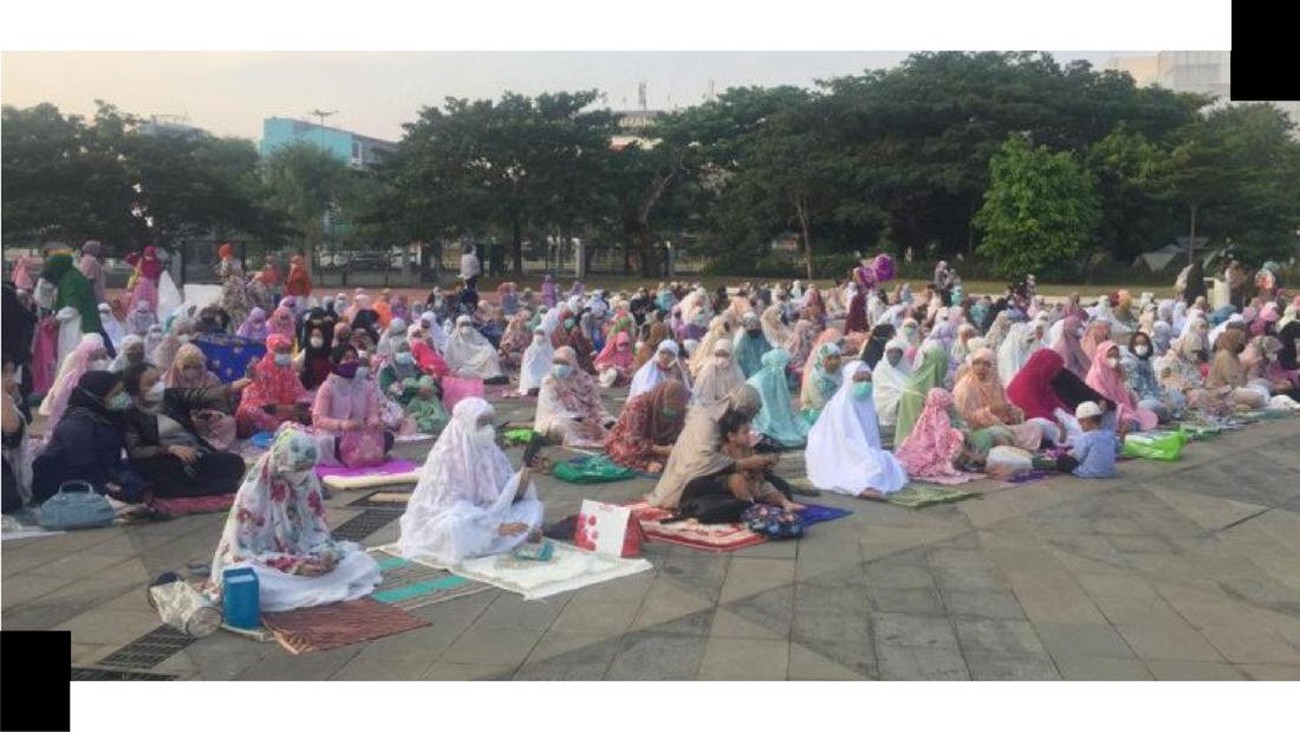 Lapangan Olahraga yang Jadi Lokasi Salat Idul Fitri