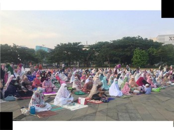 Lapangan Olahraga yang Jadi Lokasi Salat Idul Fitri