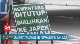 VIDEO: Urai Macet, Tol Layang MBZ Terapkan Sistem Buka Tutup