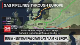 VIDEO: Rusia Hentikan Pasokan Gas Alam ke Eropa