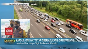 VIDEO: Kapolri: One Way Tetap Diberlakukan & Diperpanjang